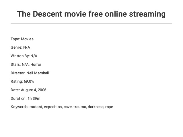 the descent 3 online free
